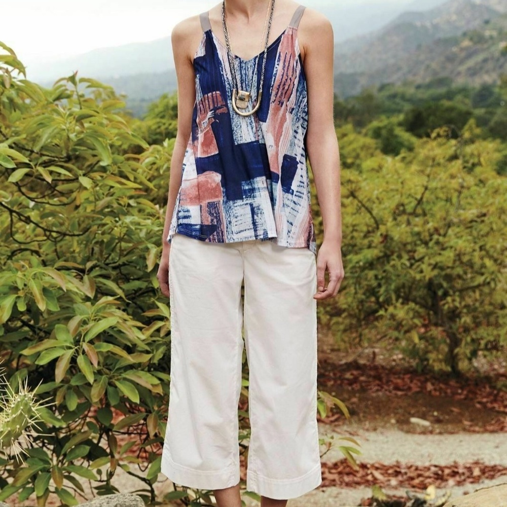 EUC Anthropologie Hei Hei Wide Leg Crop Relaxed Pants Size 32